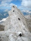 Crows on Cristallino in the Dolomites