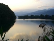 Evening looking out over Phewa Lake, Nepal
