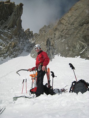 Andy Cave in the Alps, Spring 2007  .1  © Andy Cave Collection