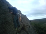 Jon fighting with the crack on the lead