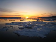 Sunset in the Canadian Arctic