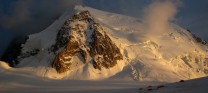 Mont Blanc du Tacul in the evening light