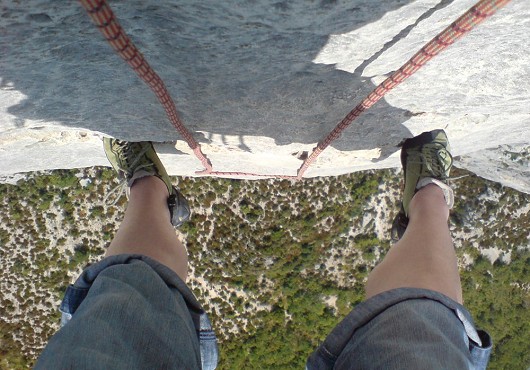 Space beneath my feet...  © climbingpixie