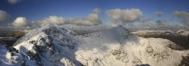 The veiw from Stob Coire Sgreamhach looking to Bidean nam Bian