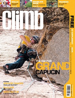Front Cover Image  © Climb Magazine