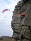 Pete on Mississippi Variant at Stanage