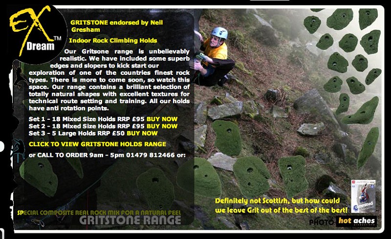 Dream Real Rock Indoor Climbing Holds: Gritstone Collection #3  © Extreme Dream: Dream Holds