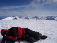 Me on the summit of Huascaran Sud:6750m - F*ckd!