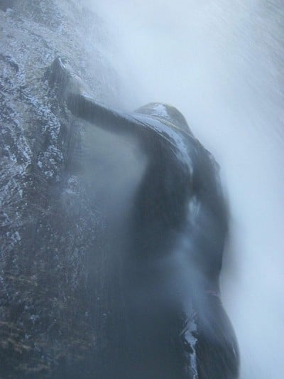 Climbing a waterfall  © loutka