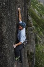 Rob Matheson starting the committing 6B/C sequencies past the taped on skyhook, on the crucial section of Camouflage E7