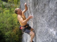 The 'Clamp' about to clamp in the Gorge du Tarn.{Alan Steele of course!]