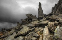 Rocks at the top of the Glyders