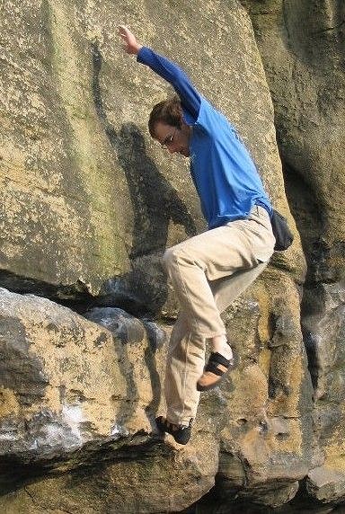 Jumping off Pebble Wall. AGAIN.