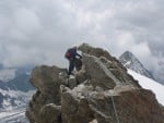 Summit ridge Mont Blanc de Chelion