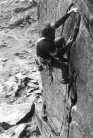 Ray Shaw on Stanage Edge in 1978 
Route Name (cant remember) so if anybody out there knows it let me know
