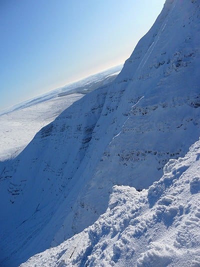 north face of pen y fan new years day 2010  © shunty