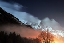 Chamonix by night