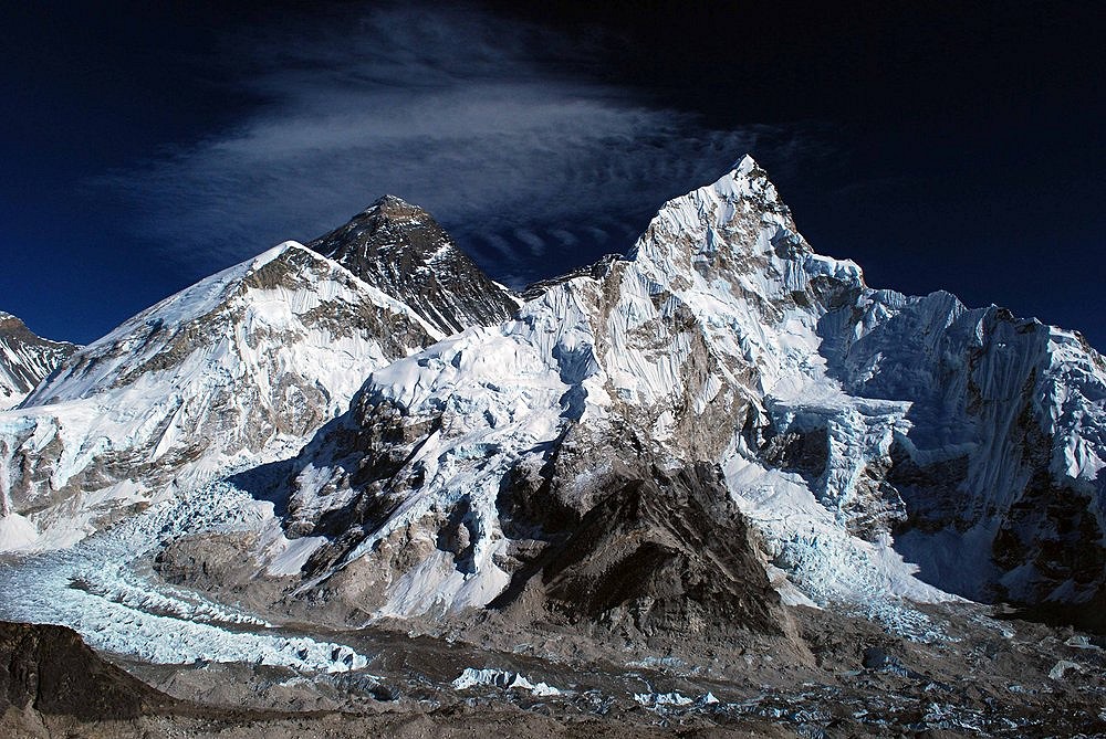 Everest- Nuptze from Kala Pattar  © tomchyk