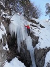 Climbing at Ceillac in the Ecrins.