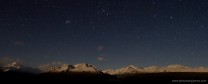 Mt. Cook (far left) and the Southern Alps, New Zealand