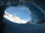Ice Cave on  Mt Brewster