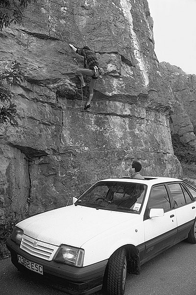 Car Belaying at Castle Inn Quarry