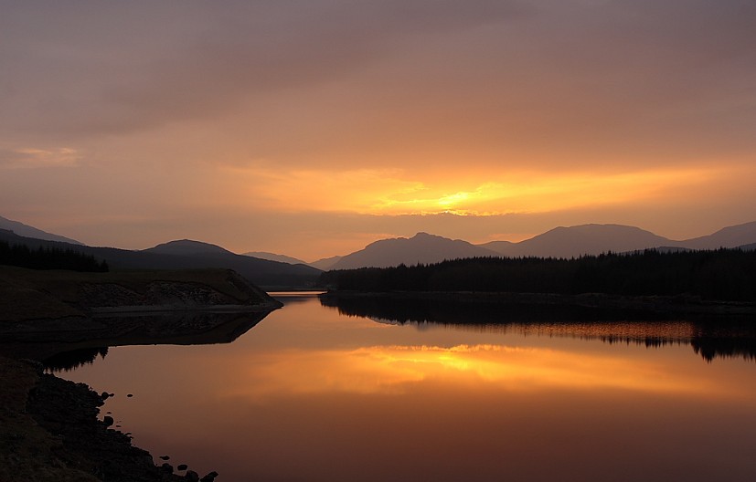 Dawn over Loch Laggan.  © JCameron