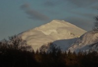 Avalanche on the west face of Ben Lui