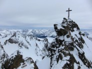 Summit of the Drielander Spitze (F+) Silvretta Alps