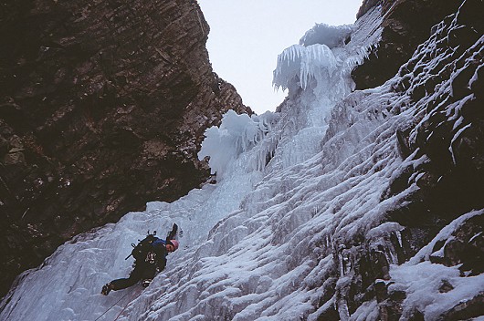 Umbrellas of Ice, South Gully, Idwal.  © pec