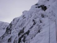 Alex heading up the first pitch of Smith's Route