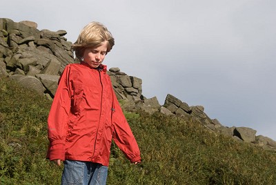 The Marmot PreCip kids jacket - boys red  © Alan James