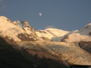 Bosson Glacier & Mont Blanc from Chamonix.