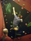 Me up Romford YMCA Climbing Center indoor wall