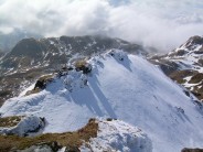 Beinn nan Eachan ridge from the peak