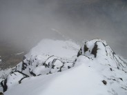 A view back down the East ridge