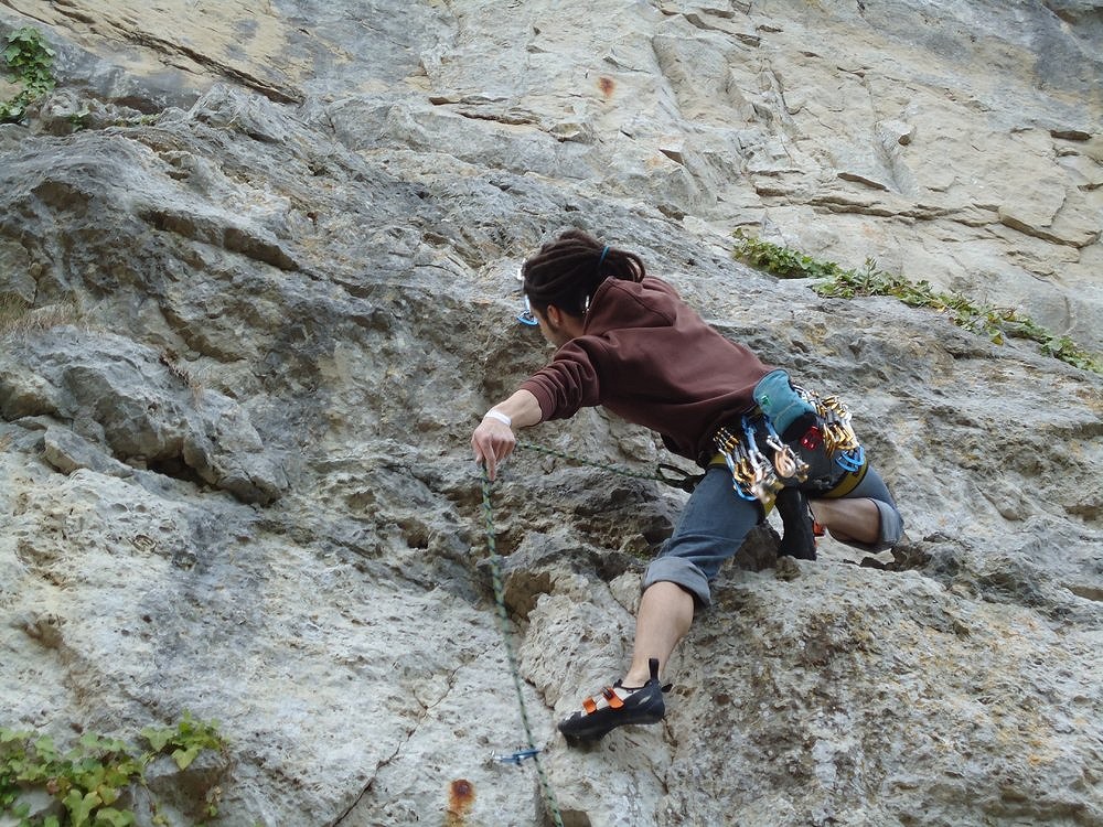 Enrique del Val,Another Notch in the Gun,6b, the cuttings  © ikeros
