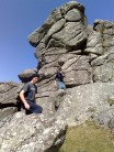 Steve & Rich @ Bonehill Rocks, Devon.
Can anyone ID this climb for me please?