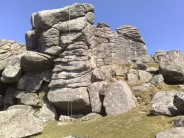 Bonehll Rocks, Devon.  Can anyone ID this climb for me please?