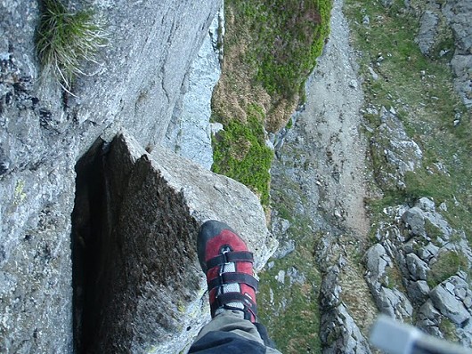 Standing atop The Pinnacle  © Snowdonia Climbing