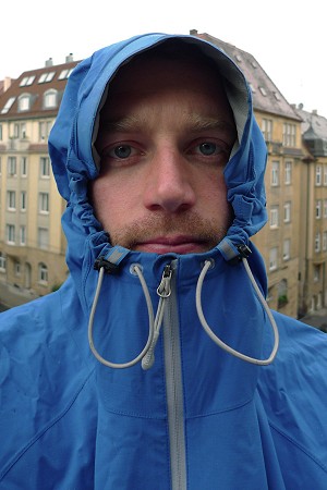 The hood of the Stretchman jacket is a full size, peaked hood  © UKC Gear