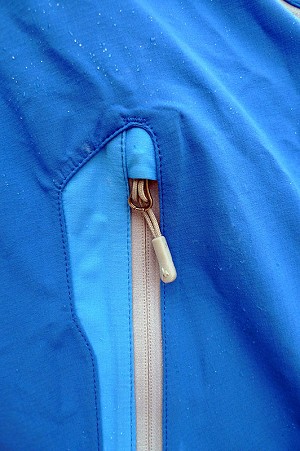 All zips are water resistant and have neat zip garages.  © UKC Gear