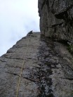 Botterill's Slab, Scafell - Damp, windy and cold but well worth the walk.
