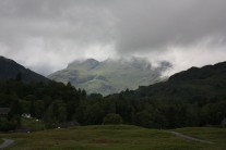 The Langdale Pikes from Little Langdale
