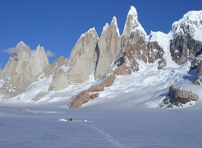 Cerro Torre from the ice cap  © John Nuttall