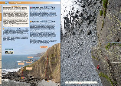 West Country Climbs Rockfax Guidebook - example page 2  © Rockfax