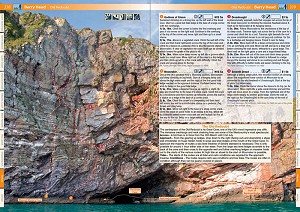 West Country Climbs Rockfax Guidebook - example page 3  © Rockfax