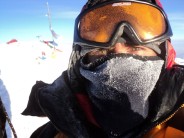 On the summit of Denali (6194m) on 24 June 2010 at 11:00pm after soloing the "Cassin" route.