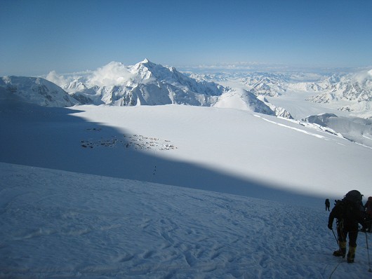 Early morning above Camp 14 Denali  © Dunc Hale