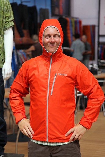 Ed shows off the new Marmot Ether Driclime Jacket  © UKC Gear